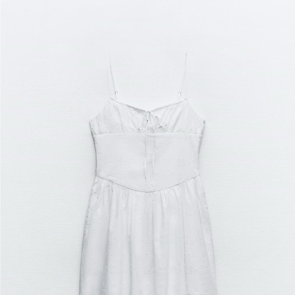 Elegant White Spaghetti Strap Dress